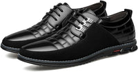 Stylish Leather Men's Shoes - James-Black-6.5-State of Style