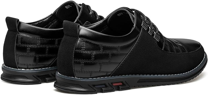 Stylish Leather Men's Shoes - James-Black-6.5-State of Style
