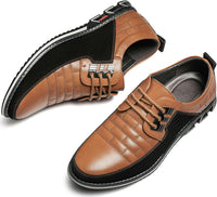 Stylish Leather Men's Shoes - James-Black-6.5-State of Style