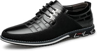 Stylish Leather Men's Shoes - James-Black-6.5-State of Style