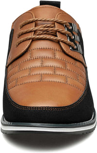 Stylish Leather Men's Shoes - James-Black-6.5-State of Style