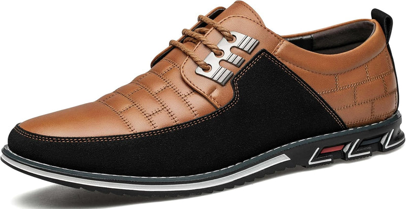 Stylish Leather Men's Shoes - James-Black-6.5-State of Style