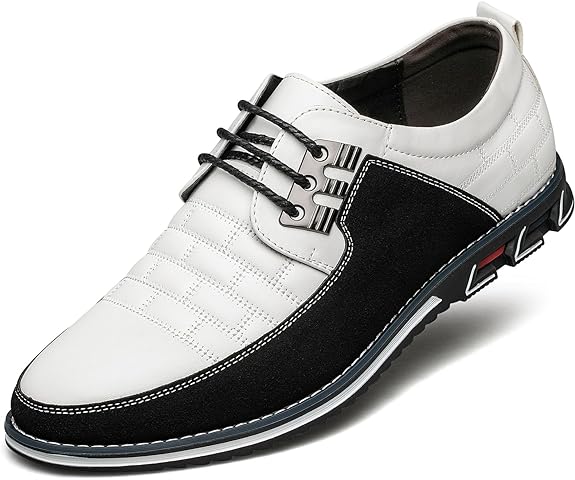 Stylish Leather Men's Shoes - James-White-6.5-State of Style
