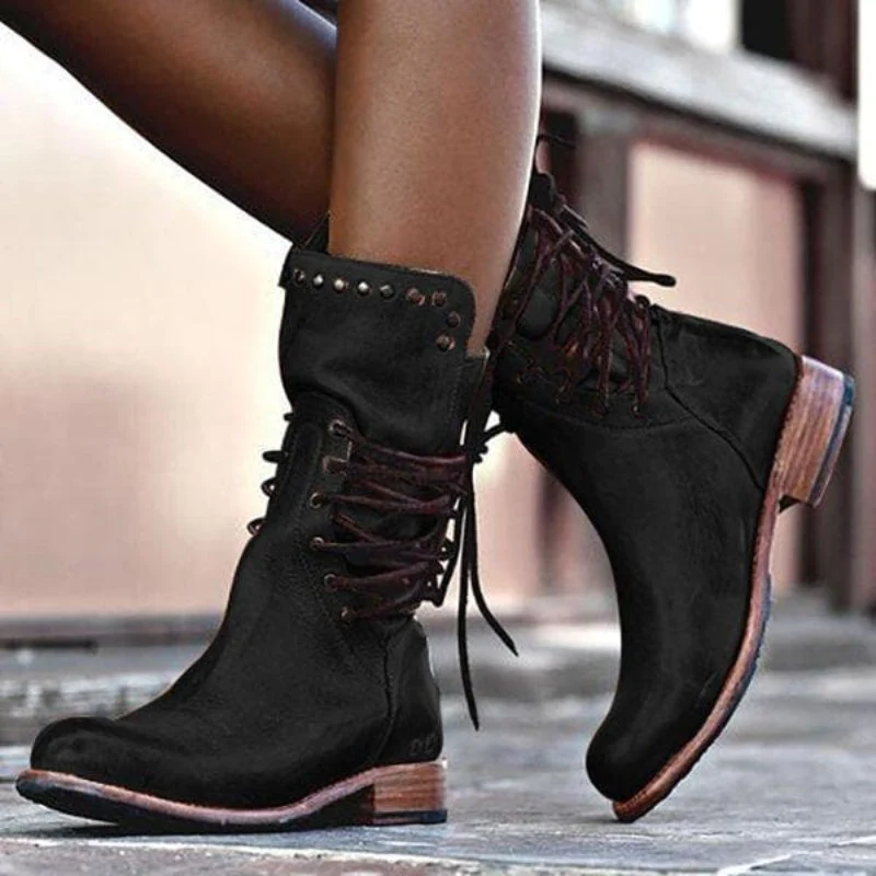 Stylish Leather Women's Shoes - Sophie-Black-5-State of Style