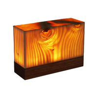 Stylish LED Table Lamp - WoodGlow-Cylinder-6 x 8 cm-State of Style