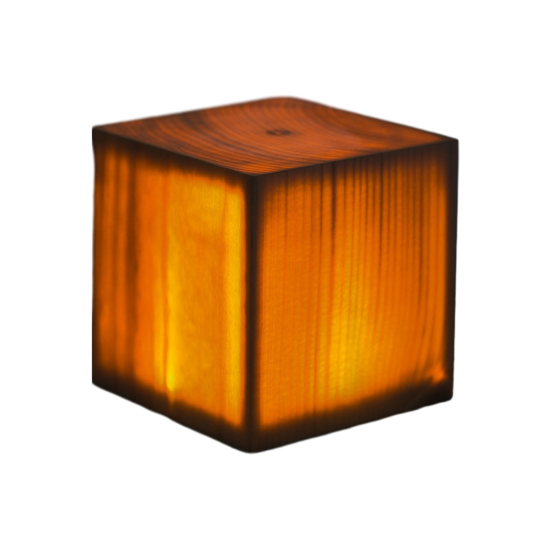 Stylish LED Table Lamp - WoodGlow-Cylinder-6 x 8 cm-State of Style