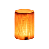 Stylish LED Table Lamp - WoodGlow-Cylinder-6 x 8 cm-State of Style