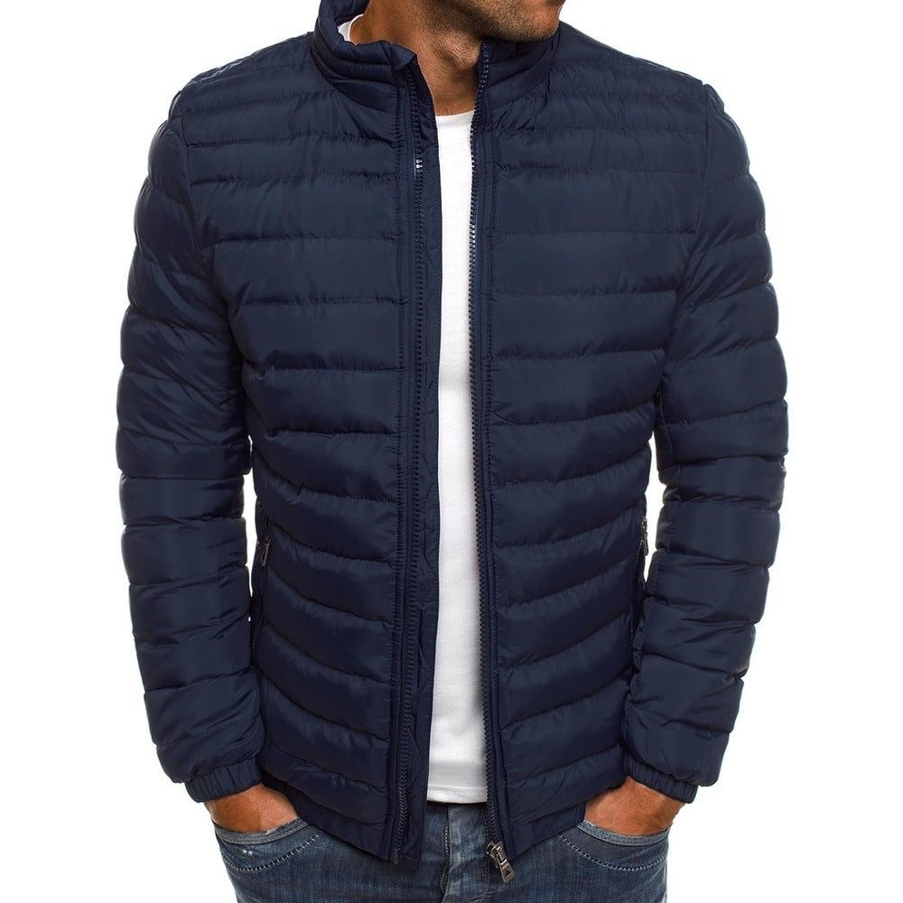 Stylish Lightweight Men's Winter Jacket - Nolan-Black-S-State of Style