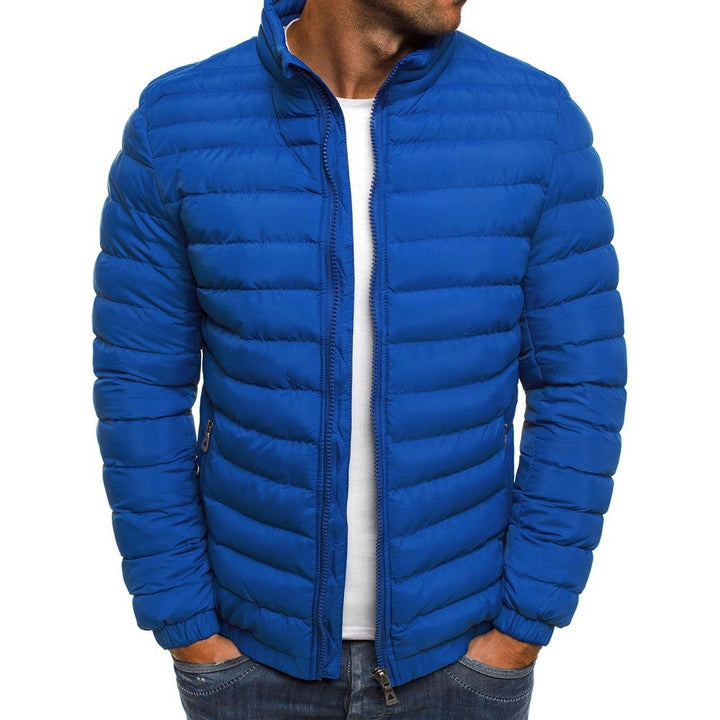 Stylish Lightweight Men's Winter Jacket - Nolan-Dark Blue-S-State of Style