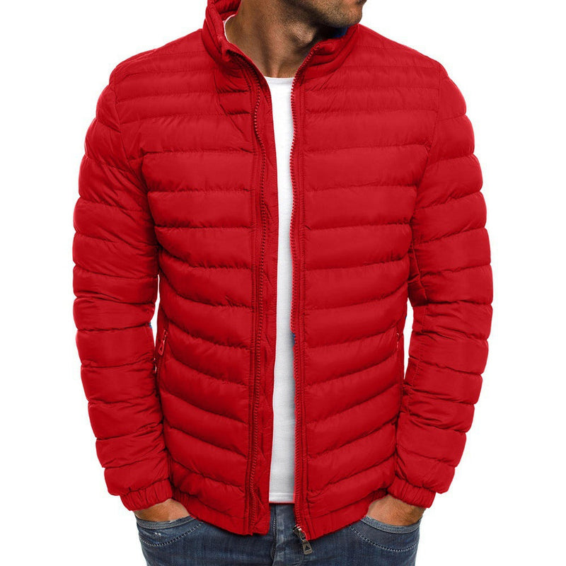 Stylish Lightweight Men's Winter Jacket - Nolan-Red-S-State of Style