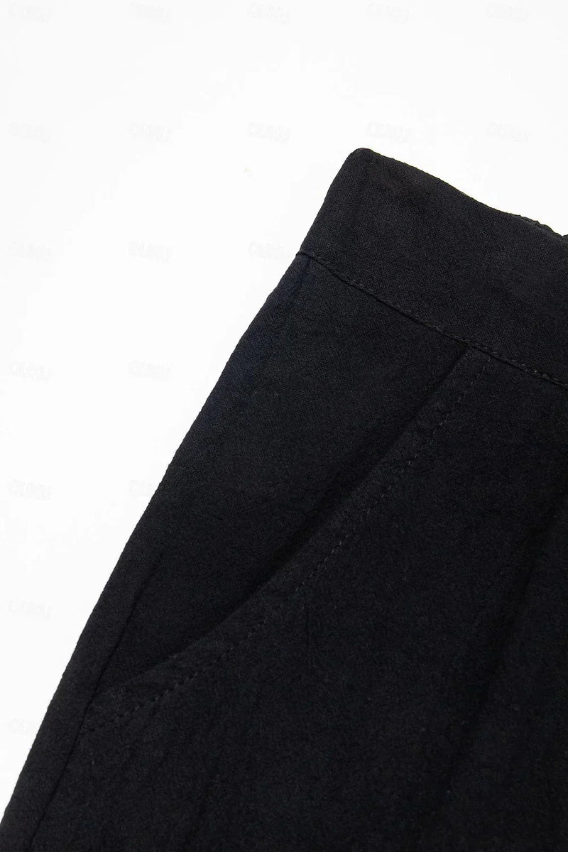 Stylish Linen-Cotton Men's Shorts – Milan-White-S-State of Style
