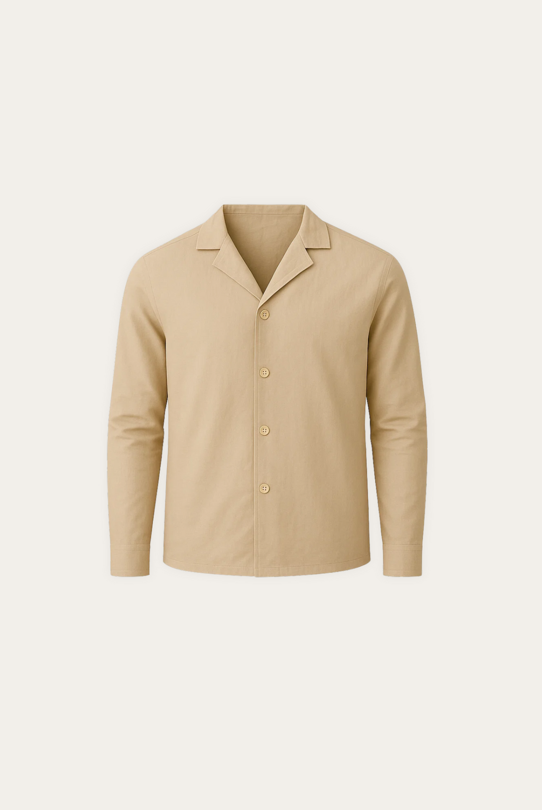 Stylish linen shirt with concealed button placket for men – Matteo-XS-State of Style