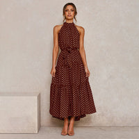Stylish Long Summer Dress - Lucienne-Yellow-S-State of Style
