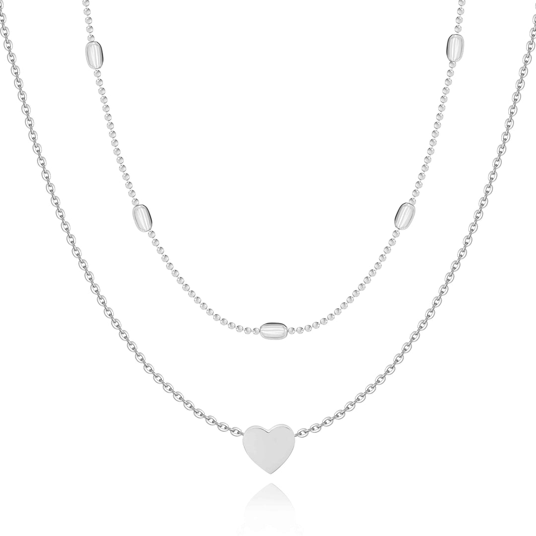 Stylish Love Necklace - Julia-Silver-State of Style