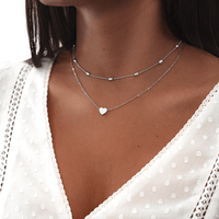 Stylish Love Necklace - Julia-Silver-State of Style