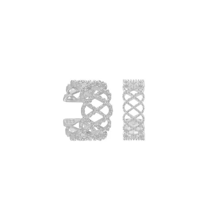 Stylish Lunara Earcuff-Silver-State of Style