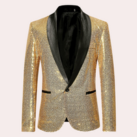Stylish Men's Blazer - Orion-Gold-S-State of Style