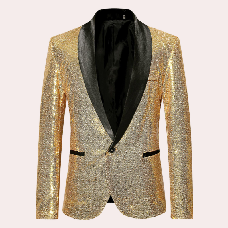 Stylish Men's Blazer - Orion-Gold-S-State of Style