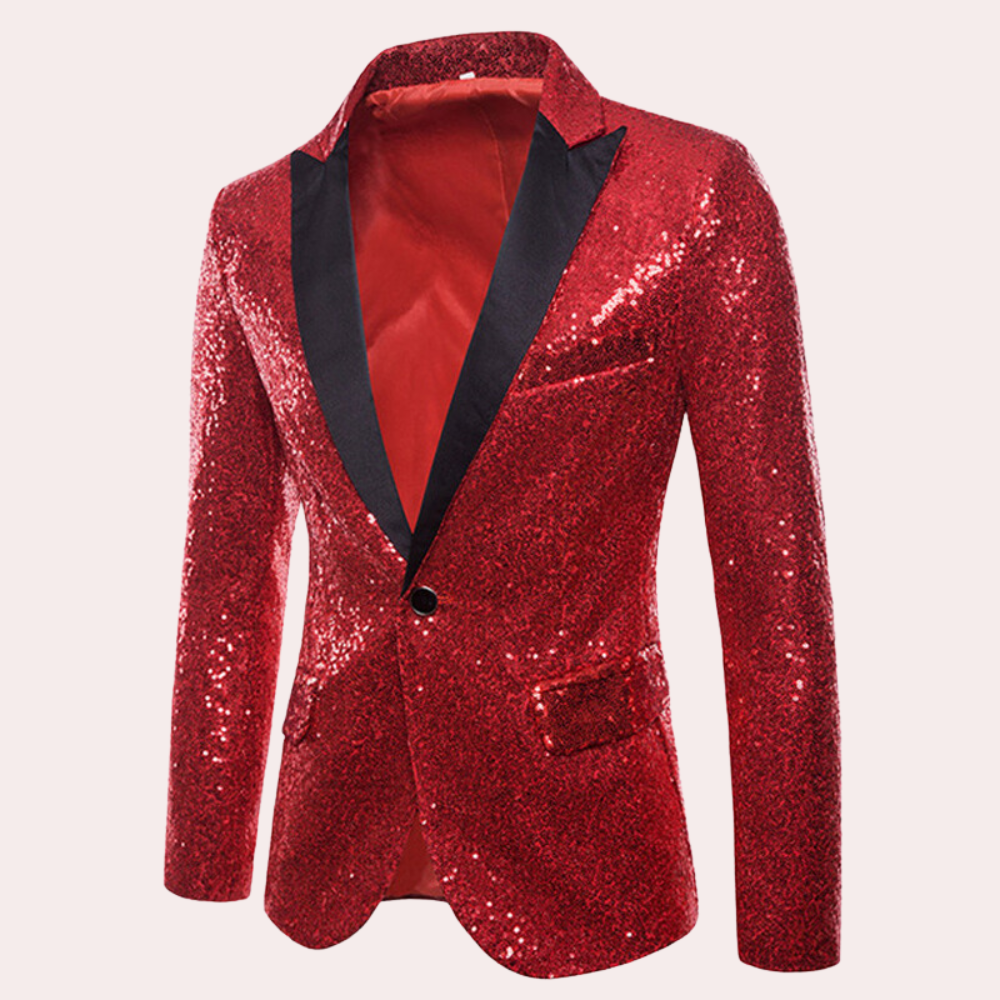Stylish Men's Blazer - Orion-Red-S-State of Style