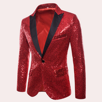 Stylish Men's Blazer - Orion-Red-S-State of Style