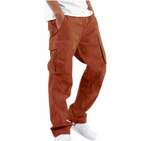 Stylish Men's Cargo Trousers - Mason-Orange-S-State of Style