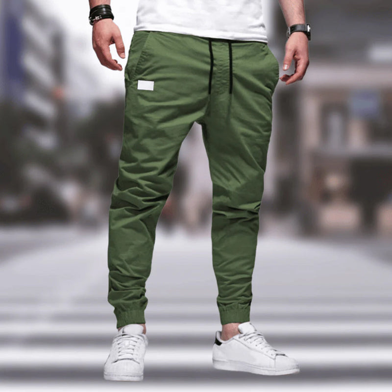 Stylish Men's Cargo Trousers - Ragnar-Green-M-State of Style