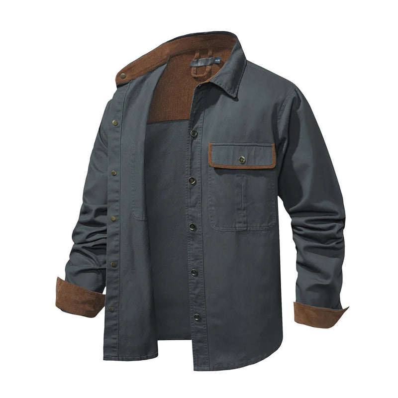 Stylish Men's Shirt - Lars-Grey-S-State of Style