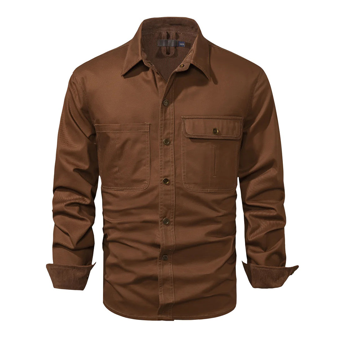 Stylish Men's Shirt - Lars-Grey-S-State of Style