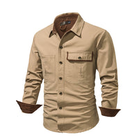 Stylish Men's Shirt - Lars-Khaki-S-State of Style