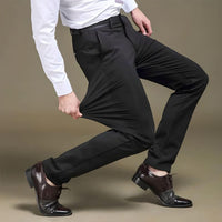 Stylish Men's Stretch Trousers - Alex-Black-29-State of Style