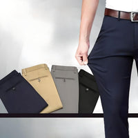 Stylish Men's Stretch Trousers - Alex-Black-29-State of Style