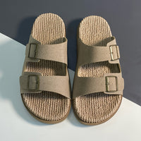 Stylish men's summer slip-ons with adjustable straps - GripStep-Apricot-6.5-State of Style
