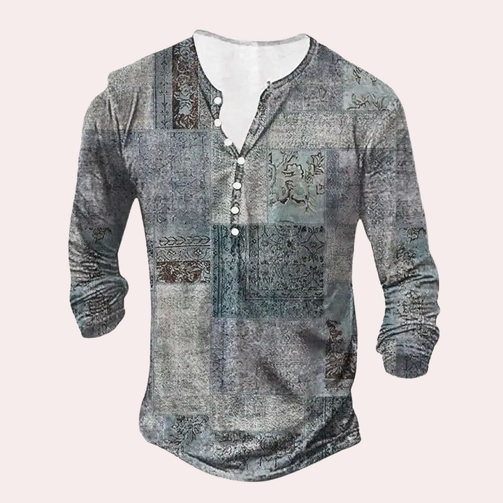 Stylish Men's Sweatshirt – Luca-Grey-S-State of Style