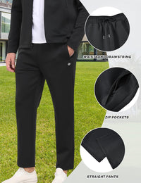 Stylish Men's Tracksuit - Olly-White/Black-S-State of Style