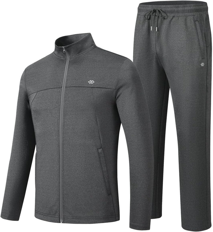 Stylish Men's Tracksuit - Olly-White/Black-S-State of Style