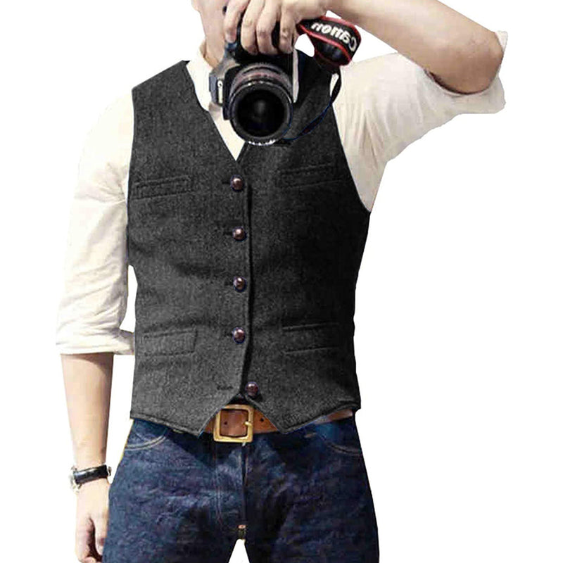 Stylish Men's Vest - Victor-Black-XS-State of Style