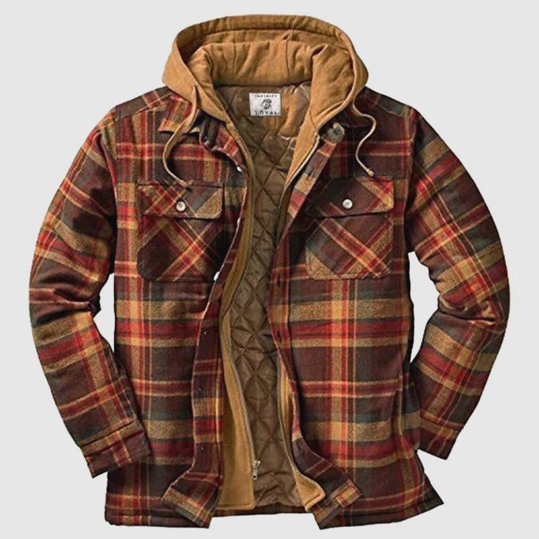 Stylish Men's Winter Coat - RusticJack-Blue-S-State of Style