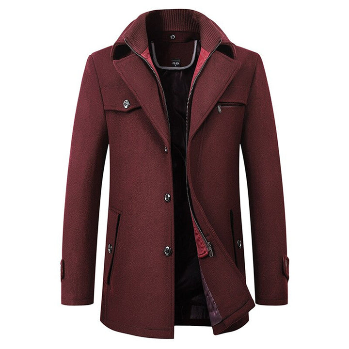 Stylish Men's Winter Coat - Victor-Bordeaux red-M-State of Style