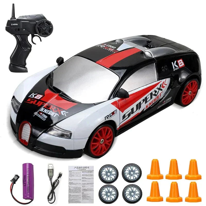 Stylish Mini Drifter for Exciting Adventures - SwiftDrift-Bugatti Chiron white-State of Style