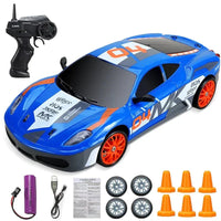 Stylish Mini Drifter for Exciting Adventures - SwiftDrift-Ferrari 360 Modena blue-State of Style