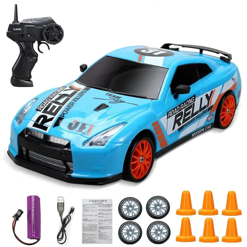 Stylish Mini Drifter for Exciting Adventures - SwiftDrift-Nissan GTR blue-State of Style