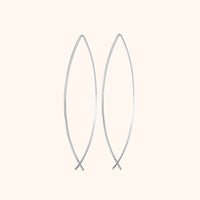 Stylish Minimalist Earrings - Lina-Silver-State of Style