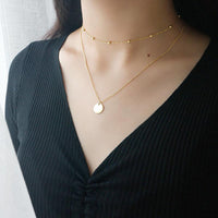 Stylish Multi-Layer Necklace - Lunisa-Gold-State of Style