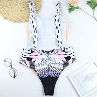 Stylish one-piece swimsuit with animal print for women - WildWelle-Leopard-S-State of Style