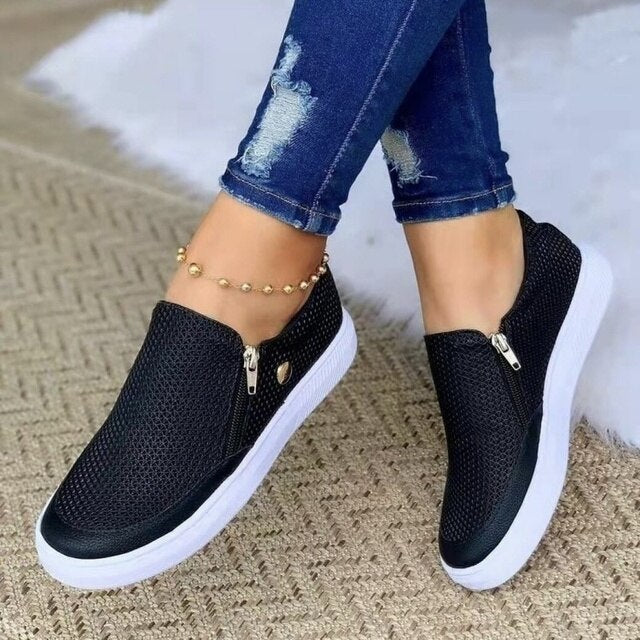 Stylish Orthopedic Women's Shoes - Elara-Black-3.5-State of Style