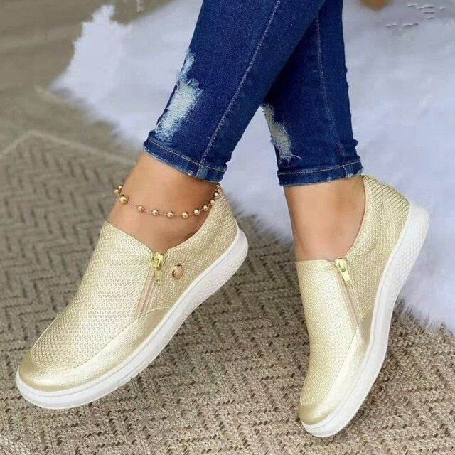 Stylish Orthopedic Women's Shoes - Elara-Gold-3.5-State of Style
