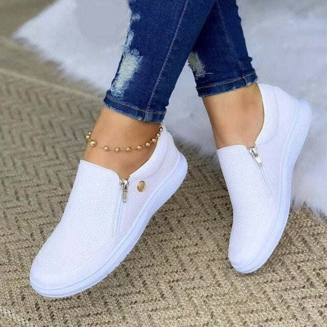 Stylish Orthopedic Women's Shoes - Elara-White-3.5-State of Style