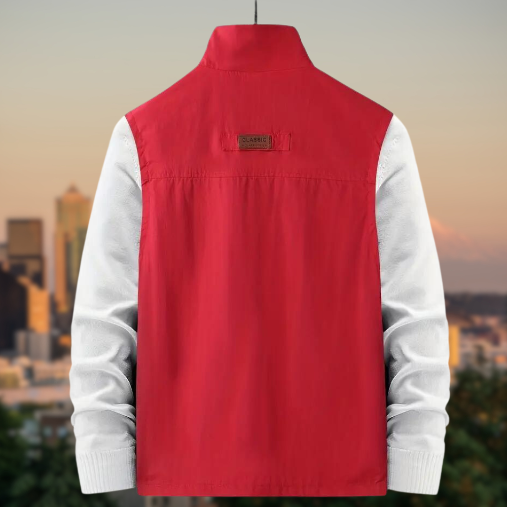 Stylish Outdoor Men's Vest - Thorne-Black-M-State of Style