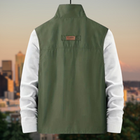 Stylish Outdoor Men's Vest - Thorne-Black-M-State of Style