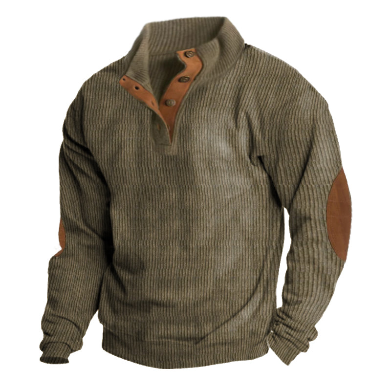 Stylish Outdoor Sweater - Asher-Khaki-S-State of Style